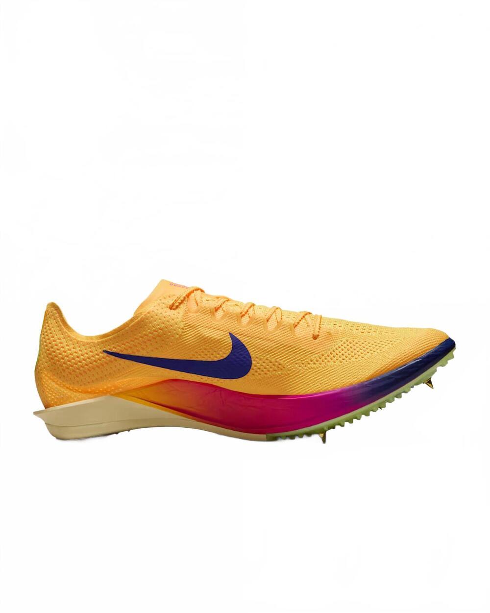 NEW NIKE unisex zoomx dragonfly 2 track and field shoes in citron pulse vivid pu